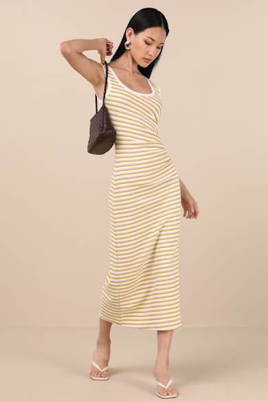 Shop Yellow Bump Friendly Dresses for Women - Lulus