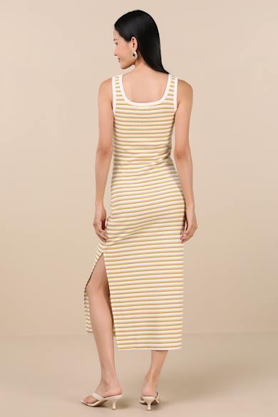 chinese dress ladies Iris Striped Maxi Dress main image 1
