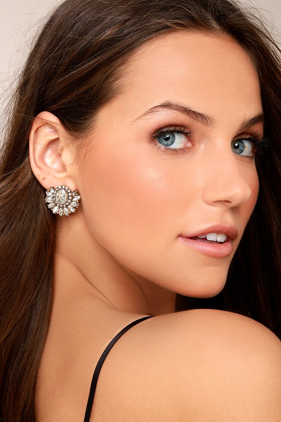 Stunning Earrings - Rhinestone Earrings - Bridal Earrings - Lulus