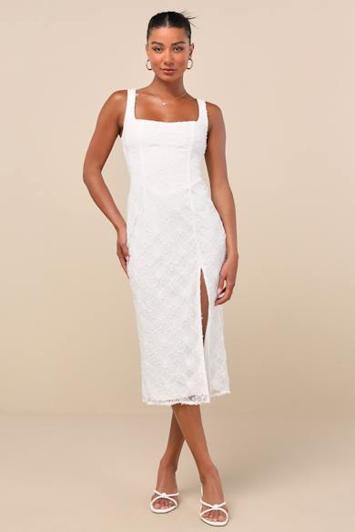 White Midi Dresses - Lulus White Midi Dresses - Lulus