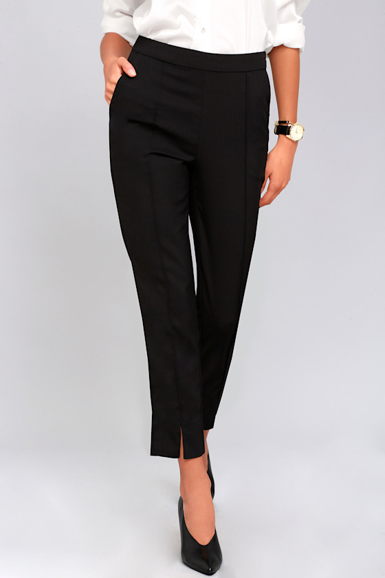 Aisha Black Trouser Pants 3