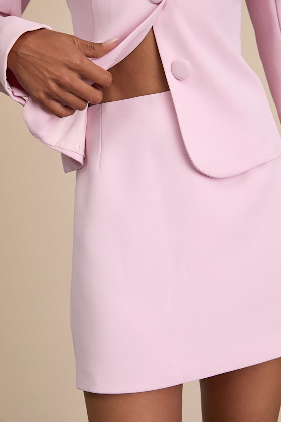 2912162 Pink A-Line Mini Skirt