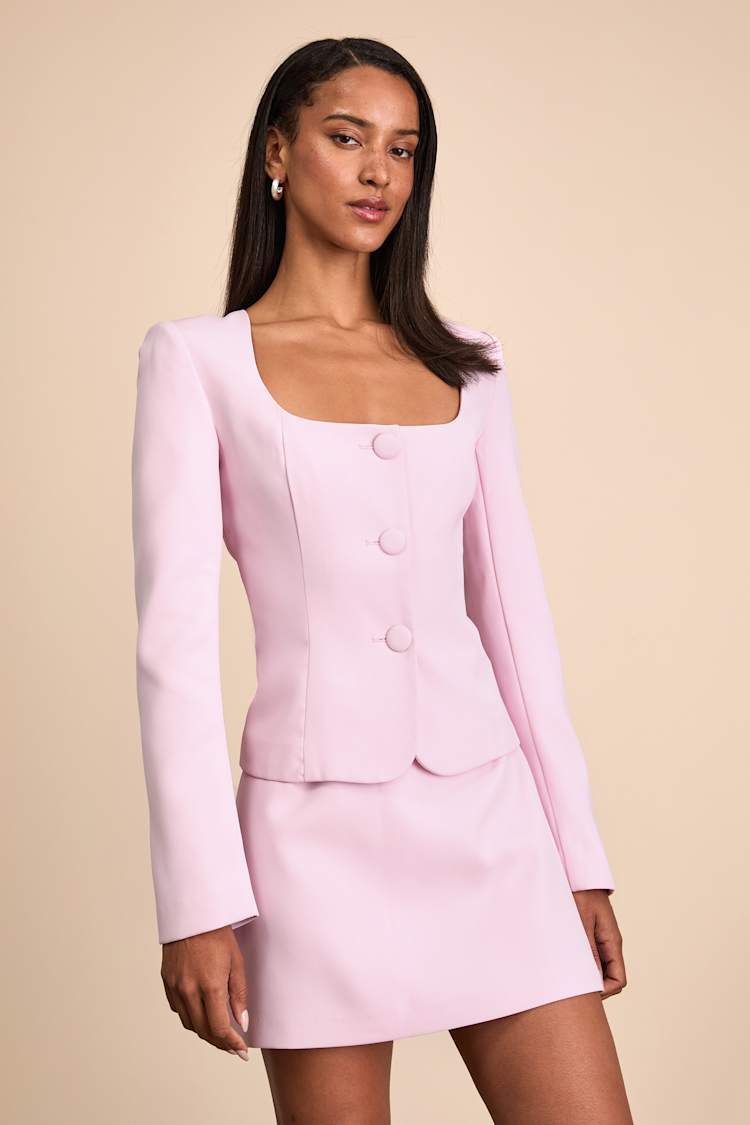 chinese dress ladies 36 Men's Light Pink Double Breasted Blazer  Sport Jacket Coat