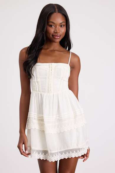 Short White Dresses - White Mini Dresses - Lulus