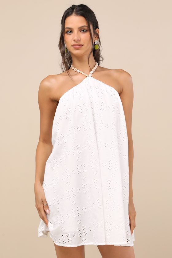 Lulus White Shift Dress Lulus Dresses Shifting Dears Long Sleeve Dress White  Slit Sleeve