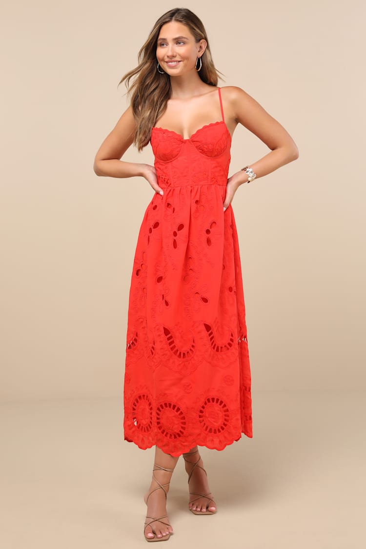 strapless open back dress Simple red v neck satin long prom dress red evening dress – shdress main image 1
