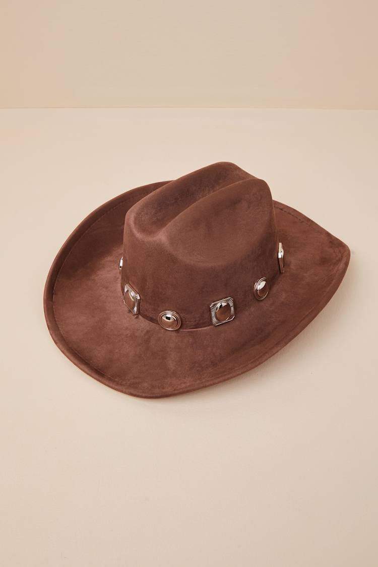 Aristar Brown Suede Conch Western Hat