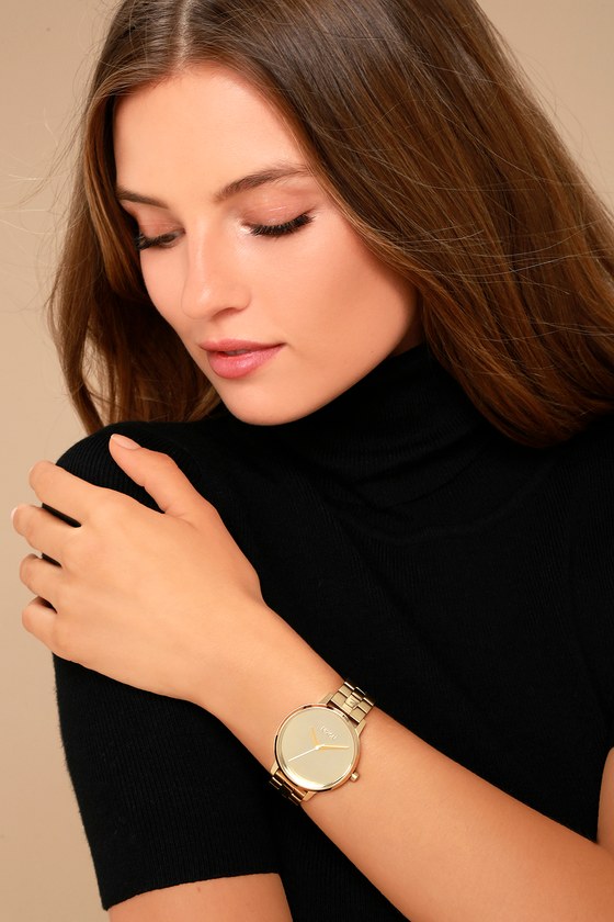 Nixon Kensington Watch - Gold Mirrored Watch - Women's Watch - Lulus