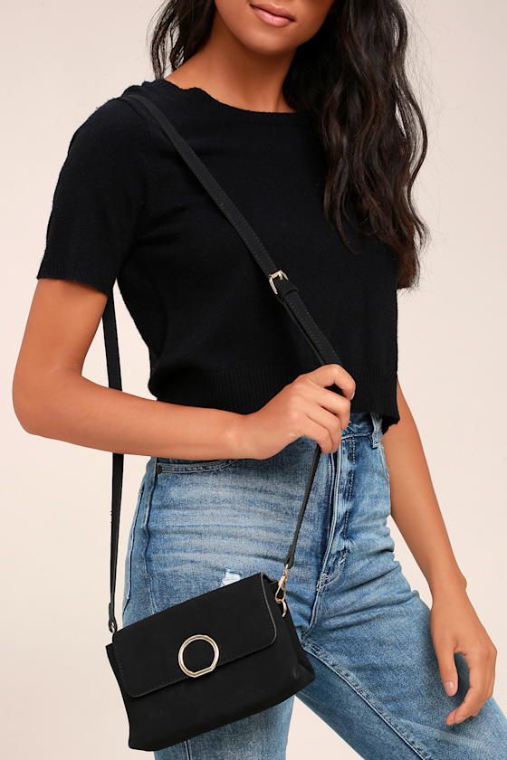 Cute Black Purse Vegan Leather Purse Mini Bag Lulus
