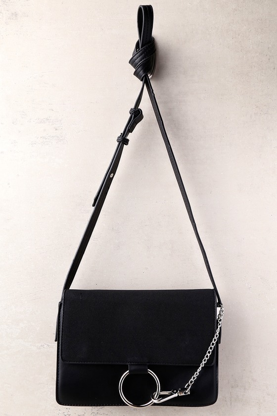 black purse strap