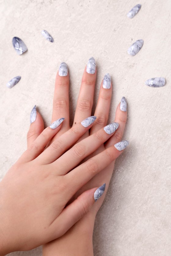 Static Nails Hard As Stone - All In One Pop-On Manicure Kit - Lulus