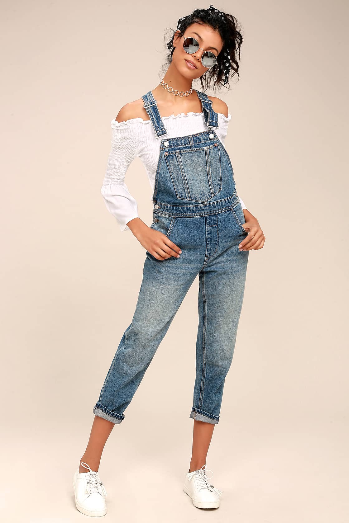 Cheap Monday Chore Dungaree Overalls Denim Overalls Lulus