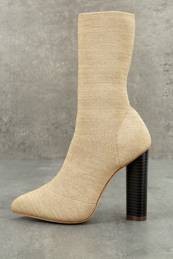 Emmaline Natural Mid-Calf Boots 1
