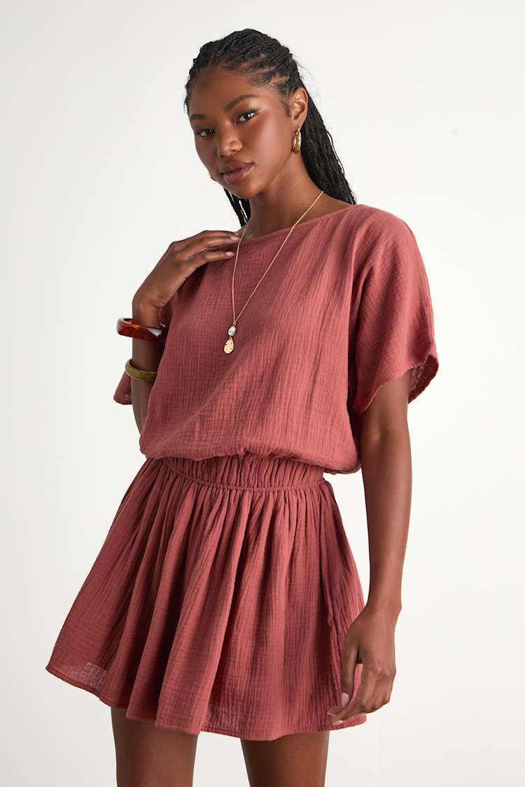 harlow embroidered denim mini dress HARLOW KELSEY DRESS