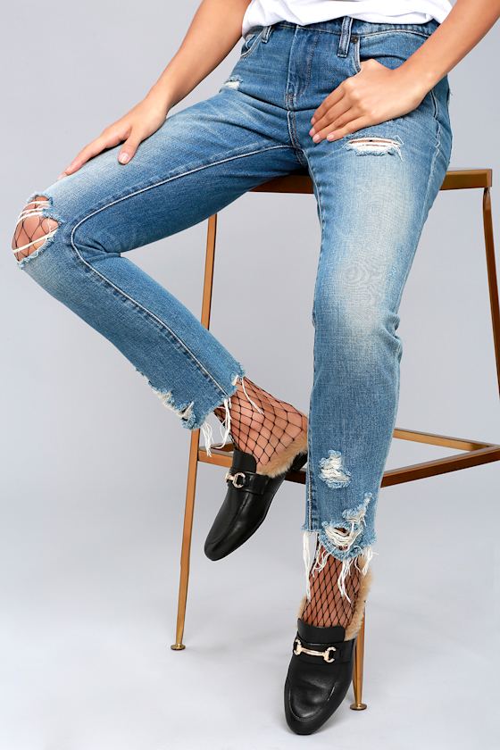 Steve Madden Jill Loafer Slides Faux Fur Loafers SlipOn Loafers