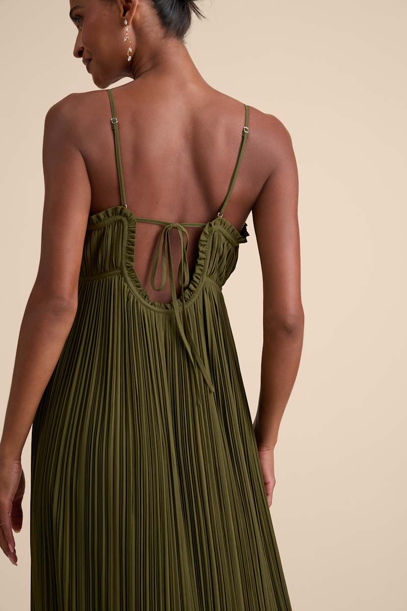 chiffon tie back midi skater dress Chiffon Tie Back Midi Skater Dress Online