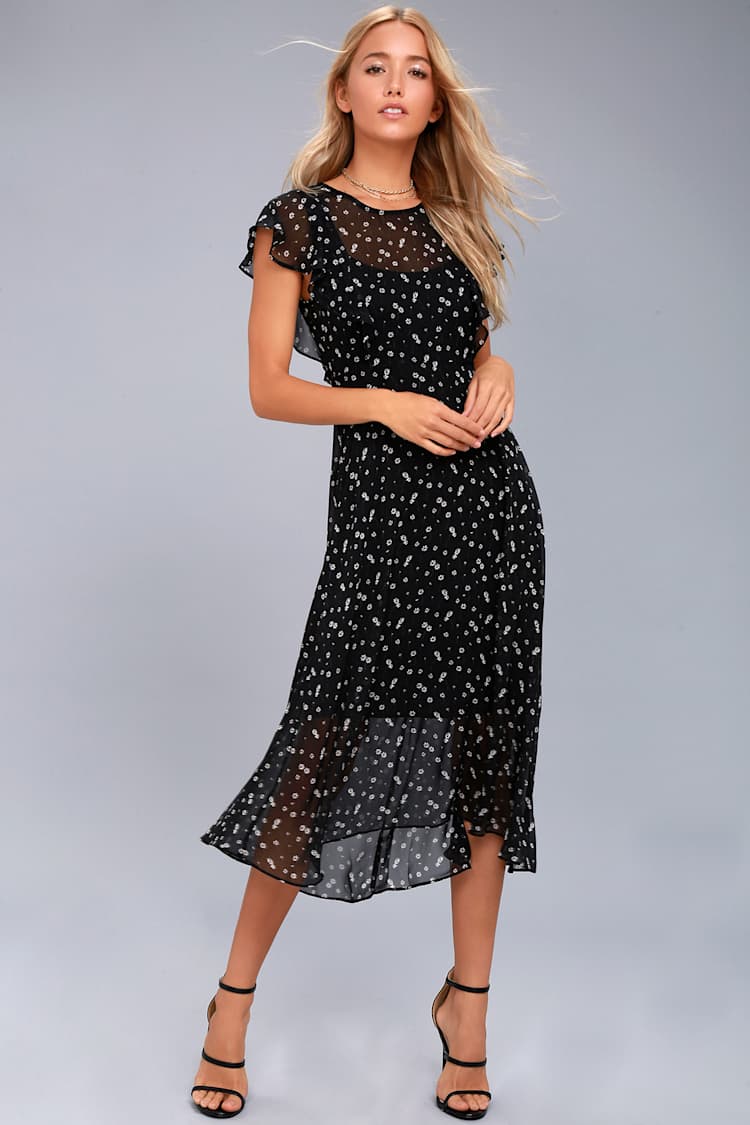 maggy london ruched waist midi dress Maggy London 3/4 Sleeve Printed Midi Dress Women's Dress Antique : 4