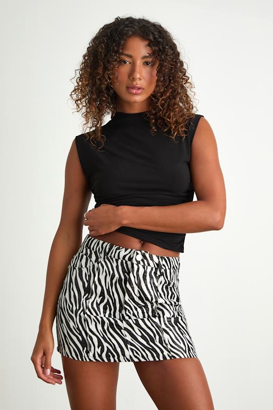 HS6377: BLACK/IVORY ZEBRA 1