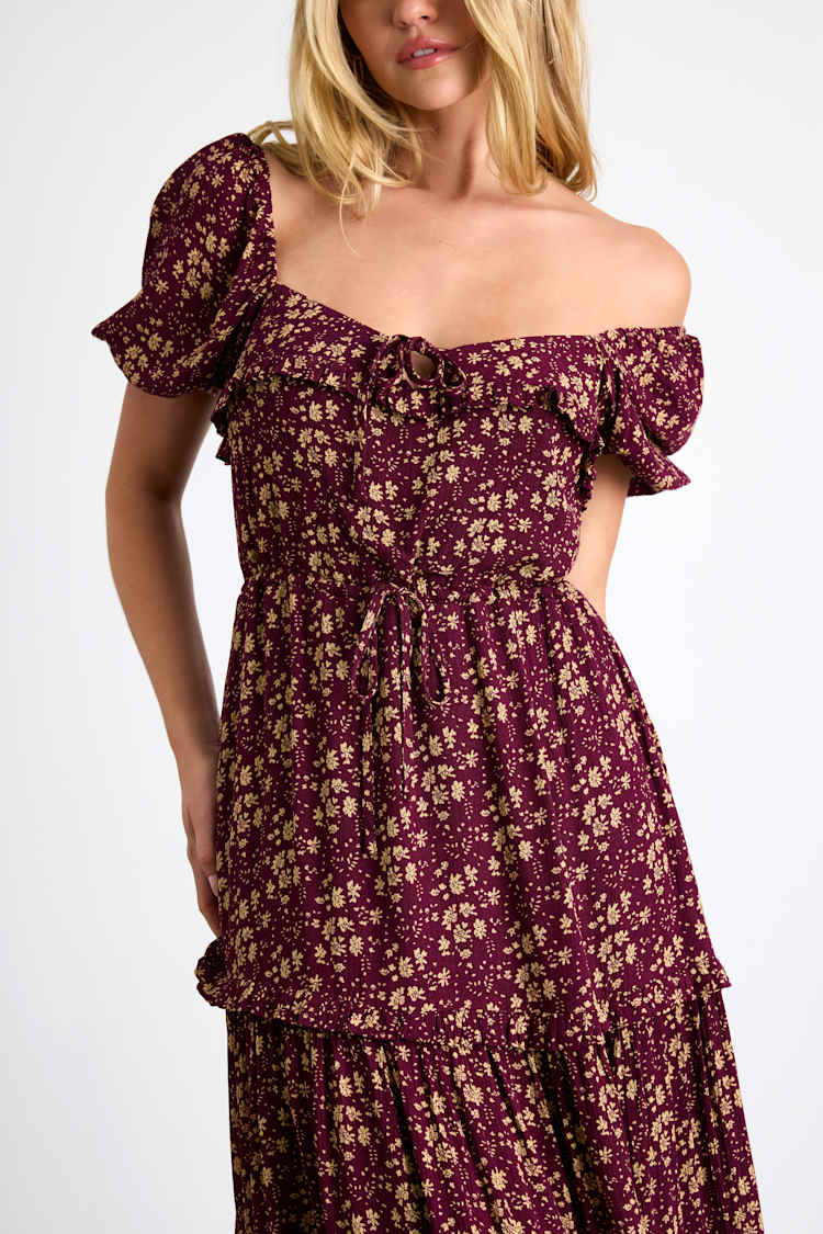 Burgundy Midi Dress Formal Floral Square Neck Long Sleeve Midi Dress Burgundy Coastal Loft Burgundy Midi Dress Formal Floral Square Neck Long Sleeve Midi Dress Burgundy Coastal Loft