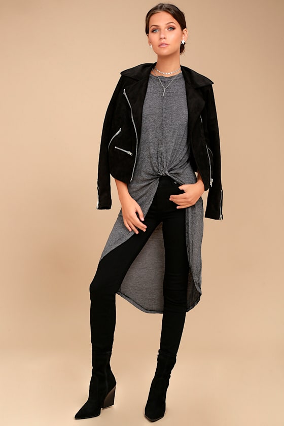high low maxi top