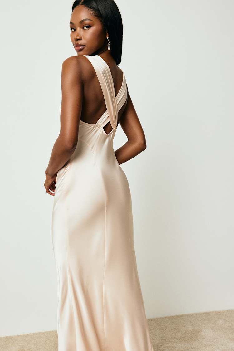 formal dress slips Milla Womens Boudoir Silk Slip Dress main image 0