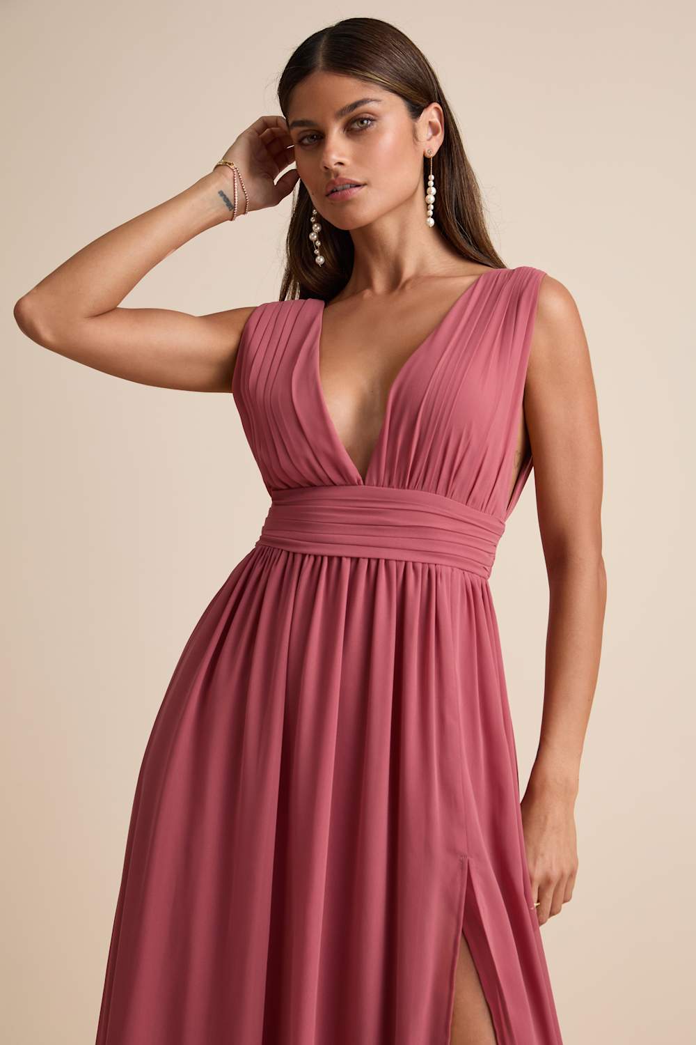 Heavenly Hues Desert Rose Maxi Dress