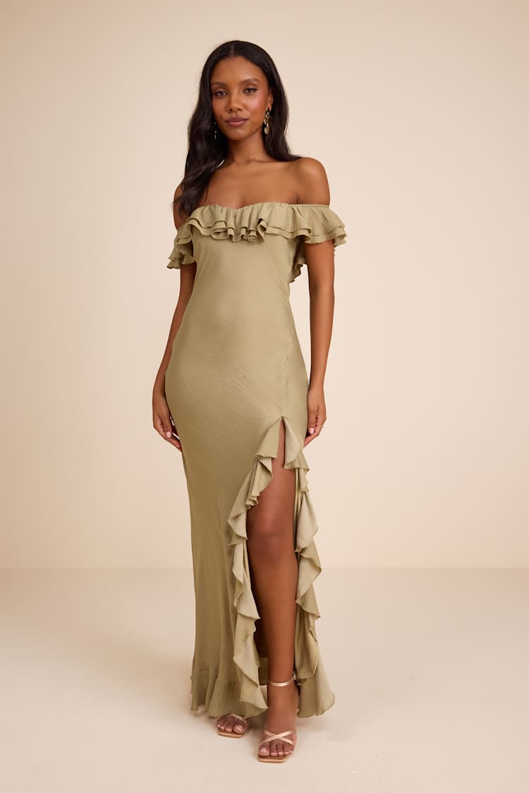 lulus fall dresses Stunning Black Maxi Dress - OTS Maxi Dress - Balloon Sleeve Dress