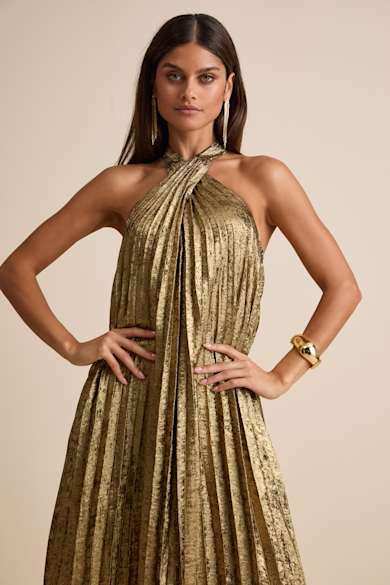 inexpensive gold dresses Champagne Gold Spaghetti Strap A Line Simple Cheap Long Prom Dresses, Wish Gown