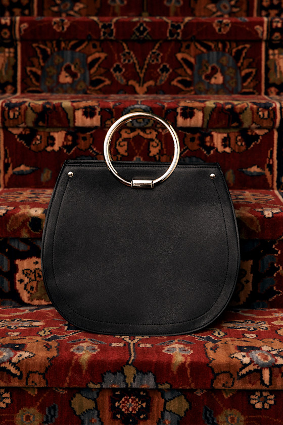 Melie Bianco Cameron Black Handbag 5
