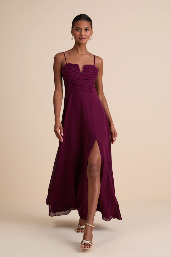 Sweeney Plum Purple Sleeveless Maxi Dress 1
