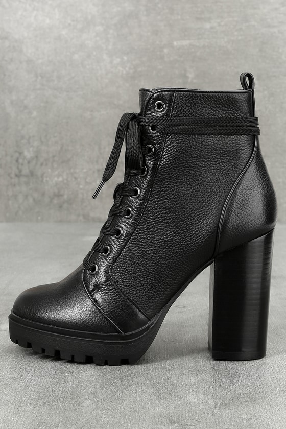 steve madden tie up boots