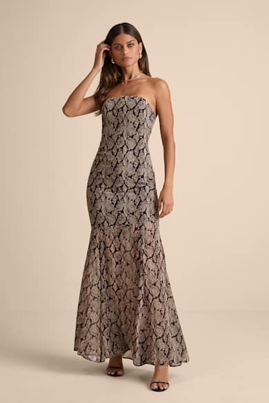 empire line evening dress Lachlan