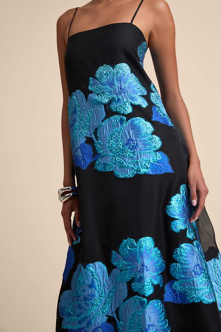 sachin and babi light blue dress Italian Sea Salt Gown | Liylah main image 0