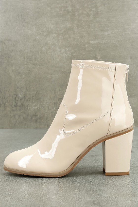 patent nude boots