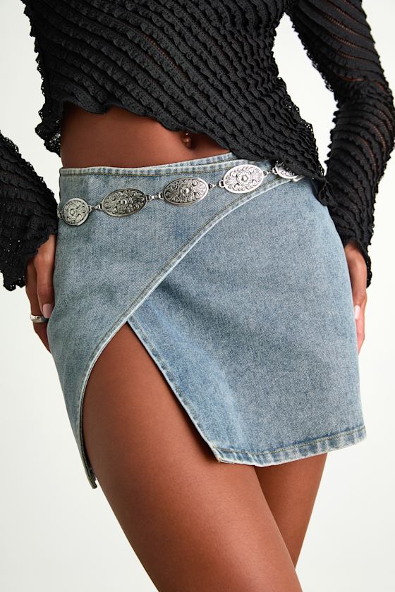 Montari Silver Concho Western Belt 1
