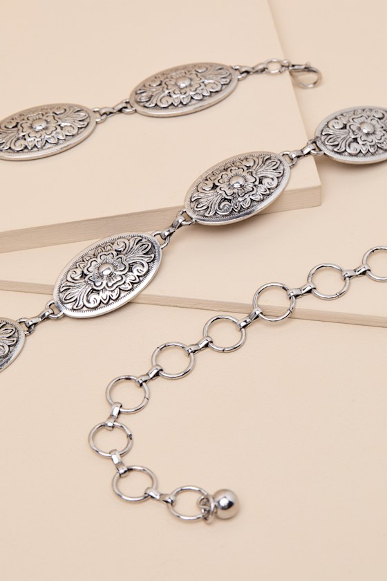 Montari Silver Concho Western Belt 1