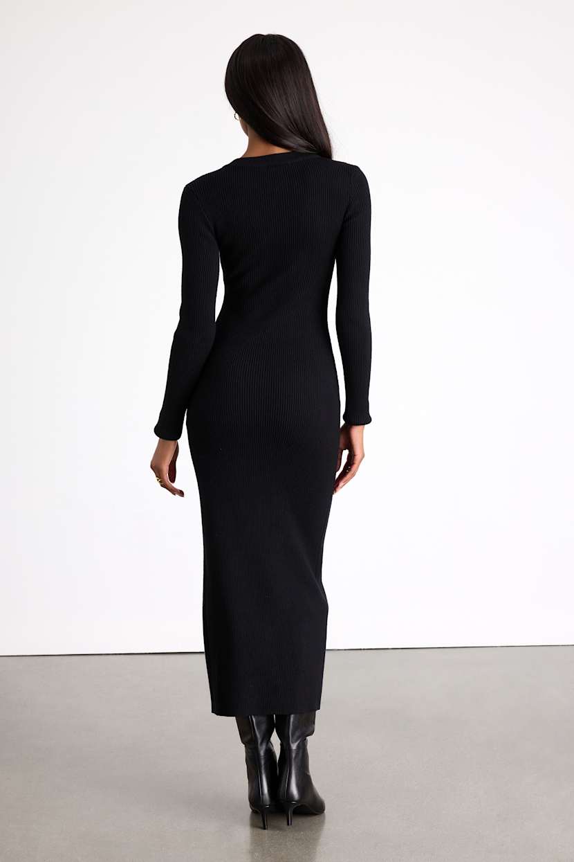 black floor length long sleeve dress Long Sleeves Black Satin Appliques A-line Long Evening Prom Dresses, Off  Shoulder Prom Dress, MR8907