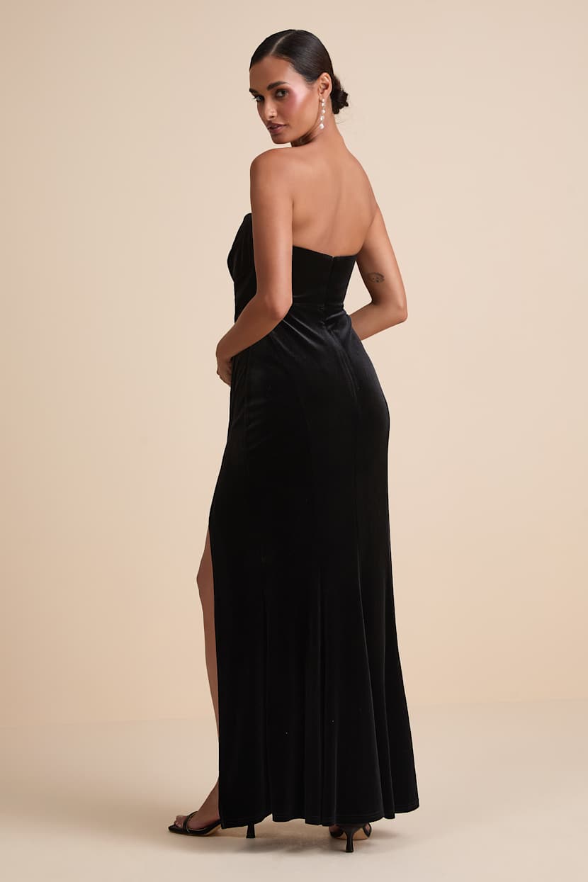 formal mother of the brode dresses La Femme 31802 Dress Fit & Flare Satin Navy 14 best mother of the bride dresses main image 0