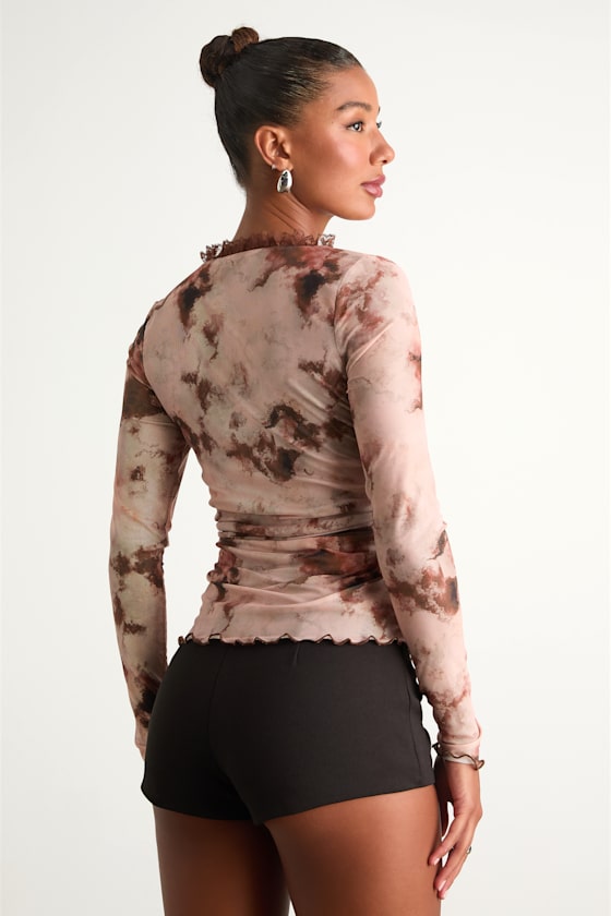 FT1719M: PINK/ MAUVE/ DK BROWN 2