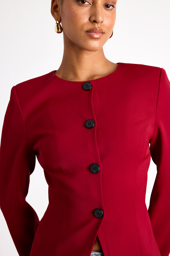 N25OW0026: CHERRY LACQUARD 2