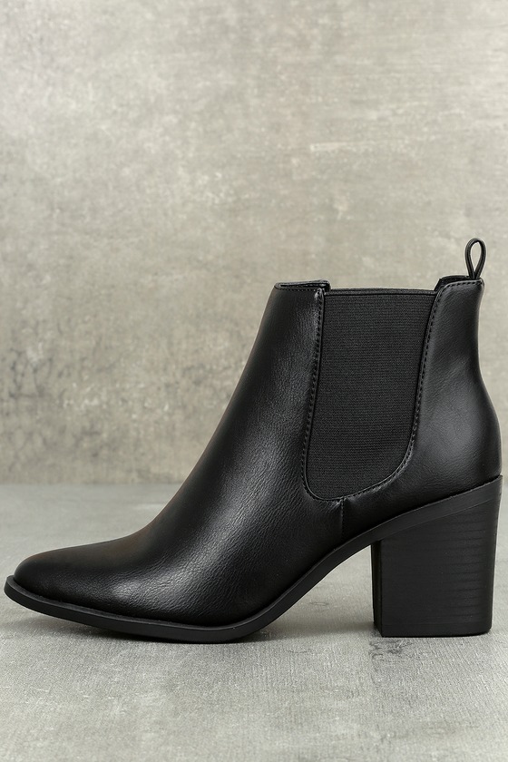 pointed ankle booties