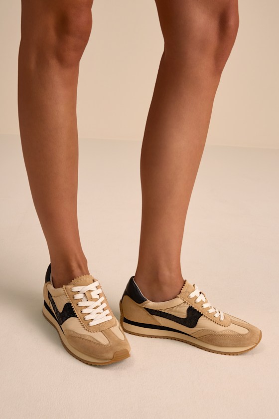 Dolce Vita B.Ntcd Tan Multi - Leather Sneakers - Nylon Sneakers
