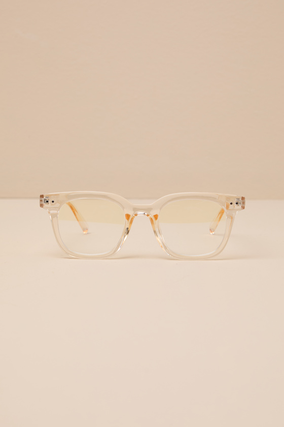 Hutton Light Beige Blue Light Glasses 2