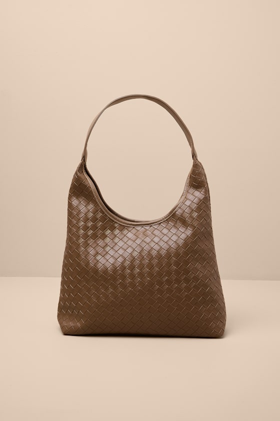 Lulus Rayla Brown Woven Tote Bag In Brown