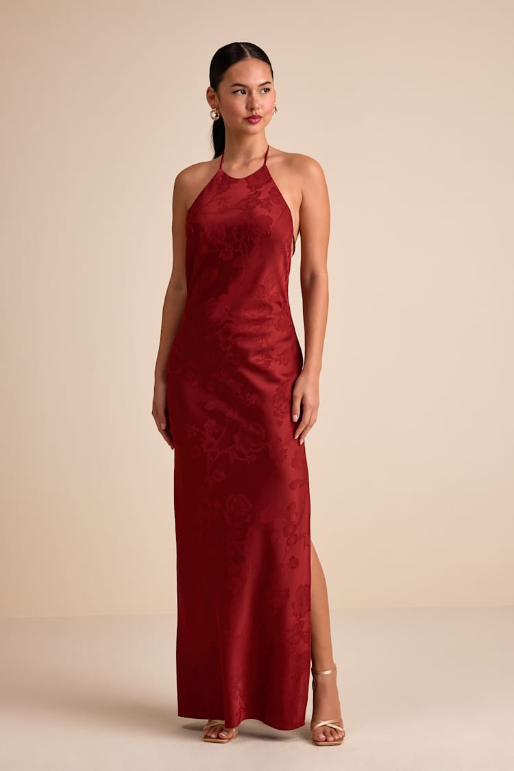 strapless open back dress Rust Red Sweetheart High Low Tiered Formal Dress,Tulle Long Evening Pr –  Simplepromdress