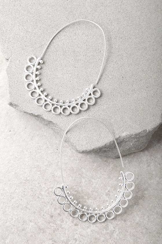 Mind's Eye Silver Threader Earrings 2