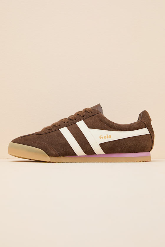 Gola Apollo Sneakers - Brown Gum Sole Sneakers - Lace-Up Sneakers - Image 3