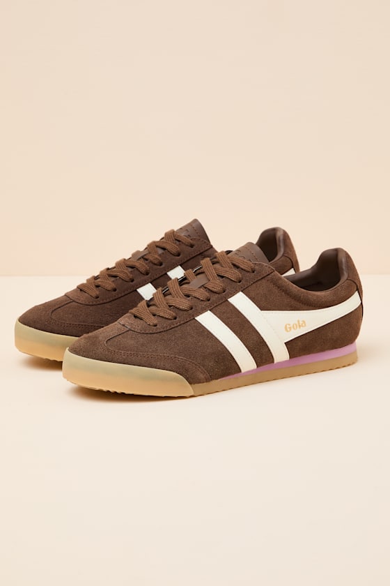 Gola Apollo Sneakers - Brown Gum Sole Sneakers - Lace-Up Sneakers - Image 5