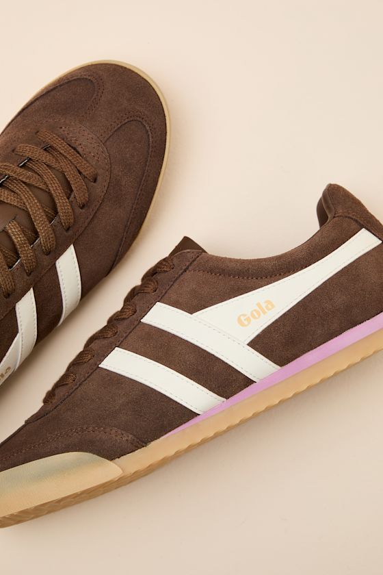 Gola Apollo Sneakers - Brown Gum Sole Sneakers - Lace-Up Sneakers - Image 6