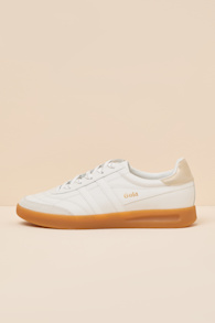 STADIA LEATHER/CLB785: WHITE/GOLD/GUM 1